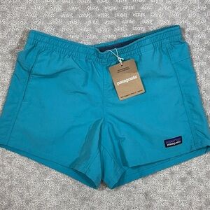Patagonia Youth Shorts 4 Inch Inseam  Size L (12) Baggies  Blue NEW